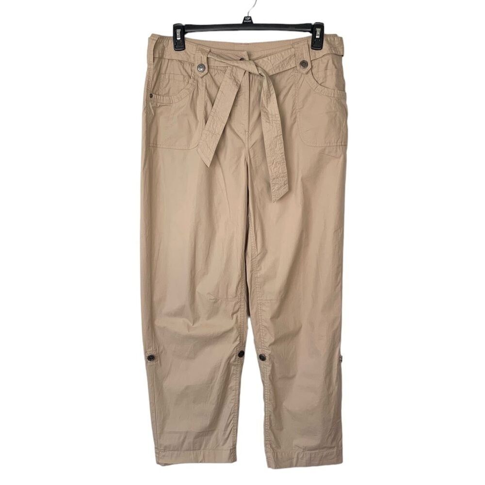 NWT Just My Size Convertible Khaki Pants 16W Lightweight Cotton